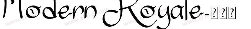 Modern Royale字体转换